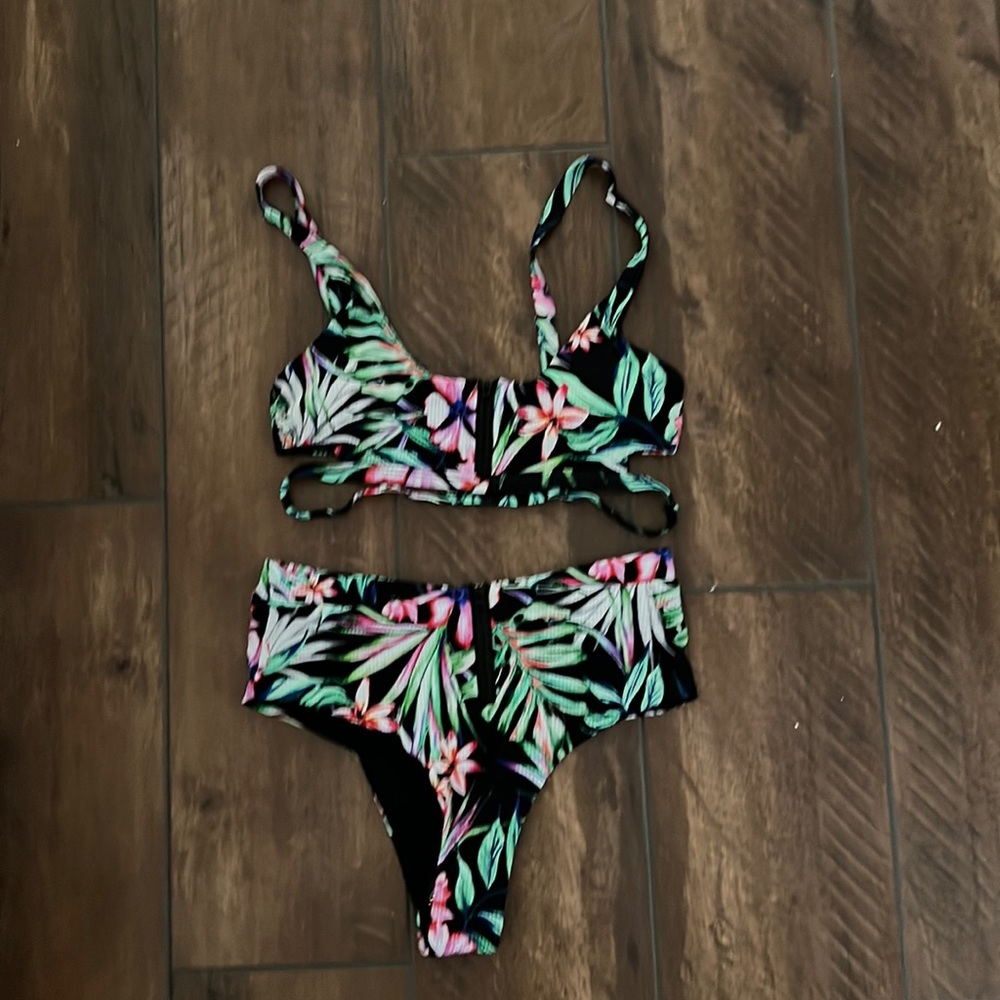 Floral bikini two piece